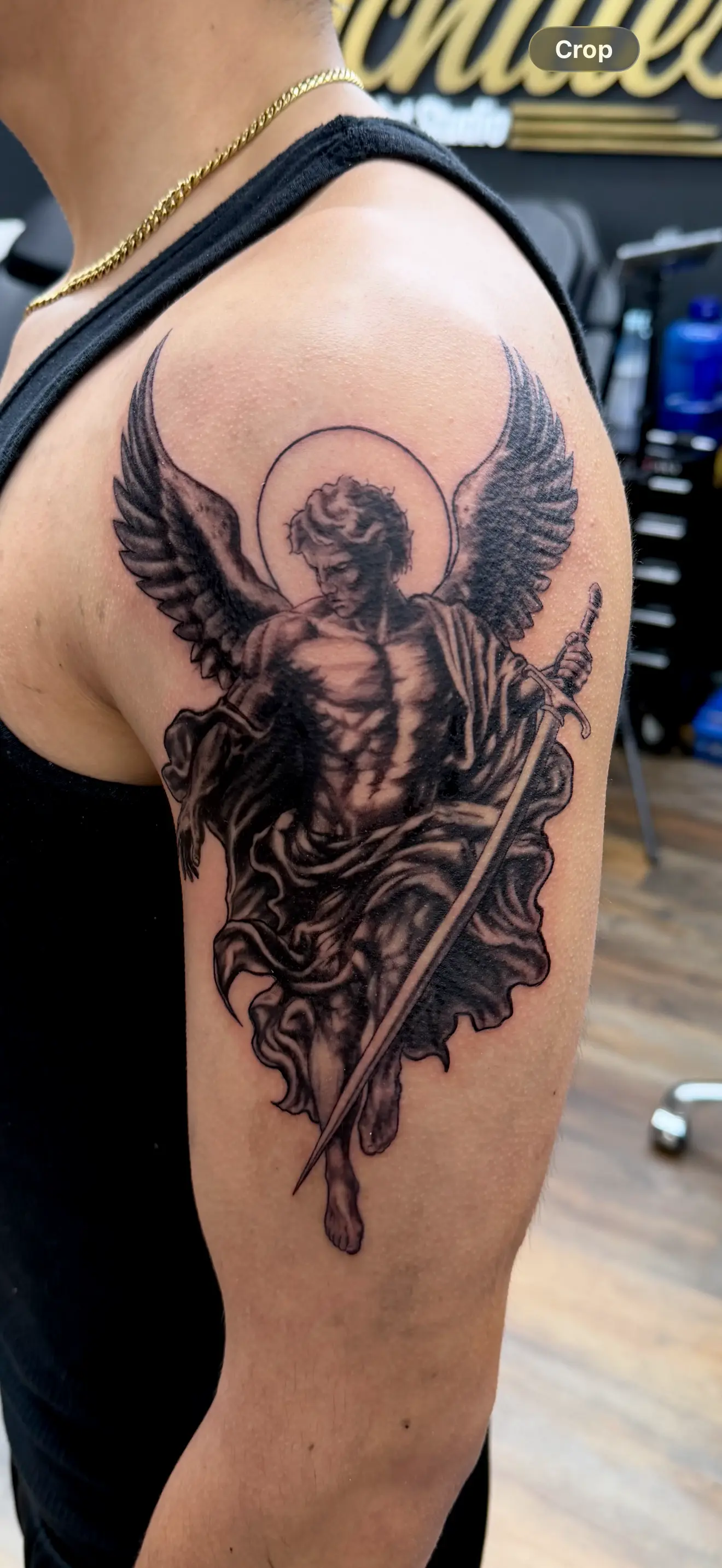 angel tattoo